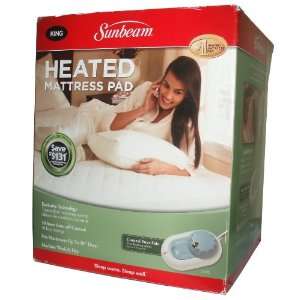  Heated Mattress Pad For King Size Bed with 10 Hour Auto Off Control 