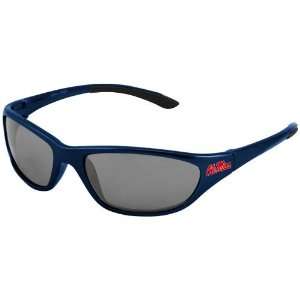   Mississippi Rebels Navy Blue Team Logo Sunglasses
