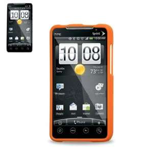  Cover Cell Phone Case for HTC EVO 4G Sprint   ORANGE Cell Phones