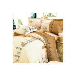    [Golden Autumn] 100% Cotton 7PC Bed In A Bag (Full Size)   [Golden 