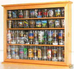Shooter Tall Shot Glass Display Case Cabinet Holder  
