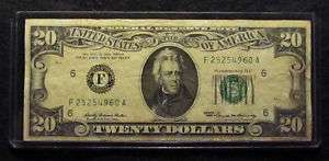 Series 1969 $20 Dollar Bill Federal Reserve Note  