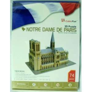   Fun 3D Puzzle Notre Dame De Paris [Kitchen & Home]