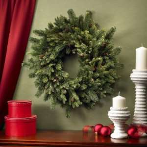Nearly Natural 30 in. Pine & Pinecone Wreath
