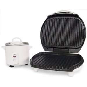   Maxim George Foreman Indoor Grill with Rice Cooker
