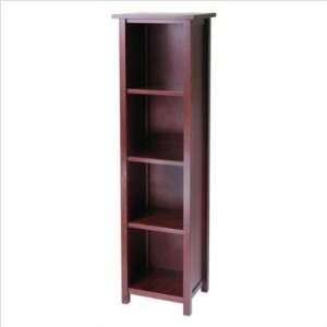  Milan Storage Shelf Or Bookcase 5 Tier, Tall By Winsome 
