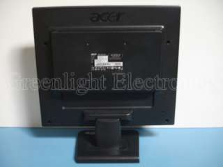 Acer AL1917 19 LCD Flat Screen Monitor DVI VGA With Internal Speakers 