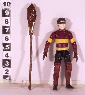 HARRY POTTER QUIDDITCH ACTION FIGURE + BROOMSTICK  