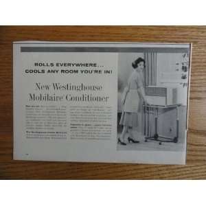  mobilaire conditioner.1959 print ad (woman/air conditioner 