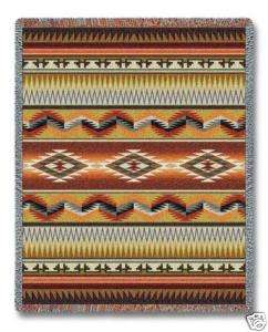 Native American Indian Pattern Bed Blanket Afghan Throw  