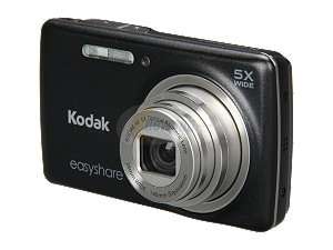 Kodak M552 Black 14.0 MP 2.7 230k LCD 5X Optical Zoom 28mm Wide Angle 