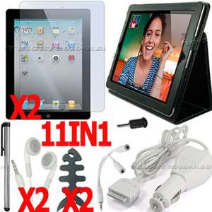   COVER POUCH STAND CAR CHARGER BUNDLE FOR APPLE IPAD 2 3G WIFI  