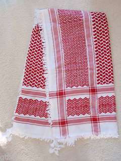 Red Arab Shemagh Head/Neck Scarf Authentic Best Quality  