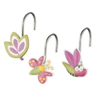 Bugs and Leaves Shower Curtain Hooks.Opens in a new window