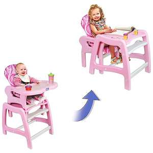 Badger Basket Evolve Convertible Wood High Chair Expresso Brand New