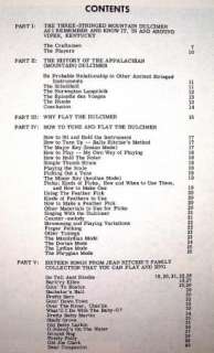 Dulcimer Book Jean Ritchie 3 Stringed Appalachian 1968  