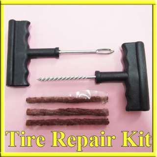   Auto Tubeless Tire Tyre Puncture Scooter Repair Safety Tool Kit  