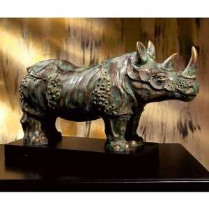  Rhino rhinoceros Statue Sculpture