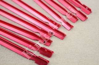 Pack of 10 Red Aluminium Tent Pegs Camping Trip New 9  