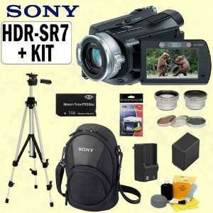  Sony HDR SR7 AVCHD + Deluxe Kit Electronics