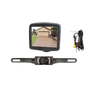  Backup Parking system with Night Vision License Mount Camera 