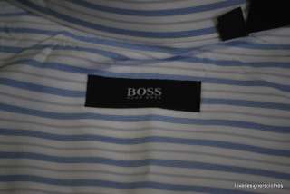 ldc number 214 brand boss size 17 color blue and white material 100 % 