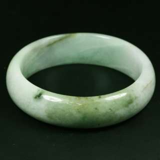   Green Bangle Bracelet 100% Grade A Natural Chinese Jade Jadeite  
