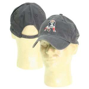   Patriots Old School II Slouch Fit Adjustable Baseball Hat   Navy
