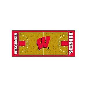  University of Wisconsin Basketball Court Runner 