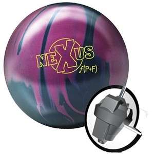 15 lb Brunswick Nexus f(P+F) Solid Blue/Violet Bowling Ball New 1st 