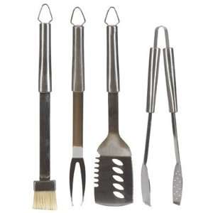  Grill Life Bbq Tool Set 4 Piece Turner, Tong, Fork 