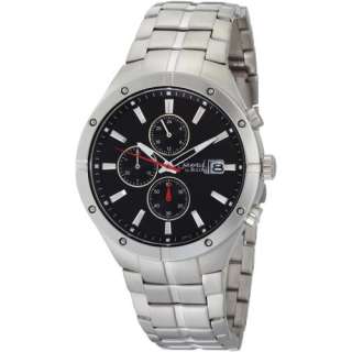 CARAVELLE BY BULOVA STAINLESS STEEL BLACK DIAL MENS WATCH 43B117 
