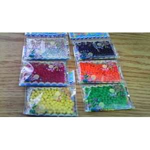   10) Bag of Crystal Soil Water Beads (10 Colors) Patio, Lawn & Garden