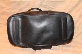CALVIN KLEIN Large Slouchy Black Leather Satchel Shoulder Bag Handbag 