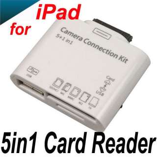 New Fashion 5in1 Camera Connection Kit Reader USB Card SD For Apple 