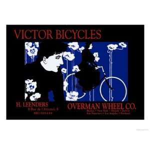  Victor Bicycles Overman Wheel Company Giclee Poster Print 