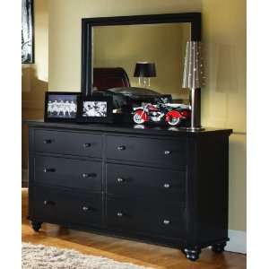   Home Breckenridge Black Youth Dresser with Mirror