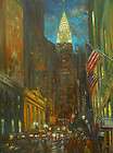   Building, New York City 40x30 Original Oil on canvas Hall Groat Sr