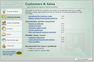 Learn how to do common tasks in the QuickBooks Learning Center. Click 