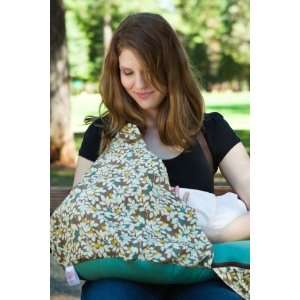  Belly Fish Nursing Cover and Pillow (Fall Leaves   Green 