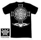 Celtic Cross Shirt He Who Sheds His Blood