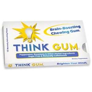 Think Gum   Brain Boosting Chewing Gum   12 Packs  