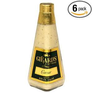 Girards Caesar Dressing, 12 Ounce Bottles (pack Of 6), Jar (Pack of 6 