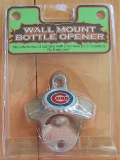 CHICAGO CUBS Wall Mount Stationary Bottle Opener NEW  