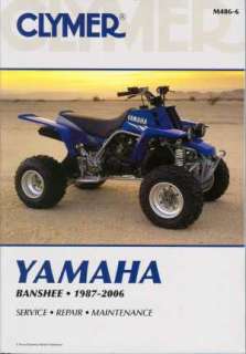 1987 06 YAMAHA 350 BANSHEE CLYMER REPAIR MANUAL NEW  