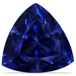  1.74 Carat Loose Blue Sapphire Trillion Cut Jewelry