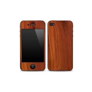   Karvt Wooden iPhone 4 Skin   Cedar Natural Cell Phones & Accessories