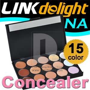 15 Color Eyeshadow Camouflage Concealer Palette Makeup  