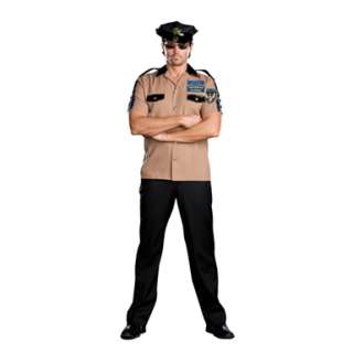 Highway Patrol, Officer Dusty Roads Cop Costume sz XXL  