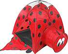 Kids Ladybug Toy Play House Tent And Tunnel Playhouse